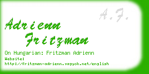 adrienn fritzman business card
